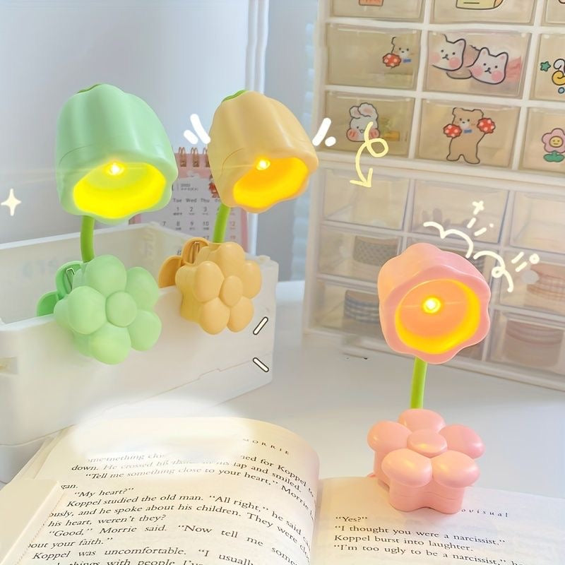 Flower Clip Book Lamp