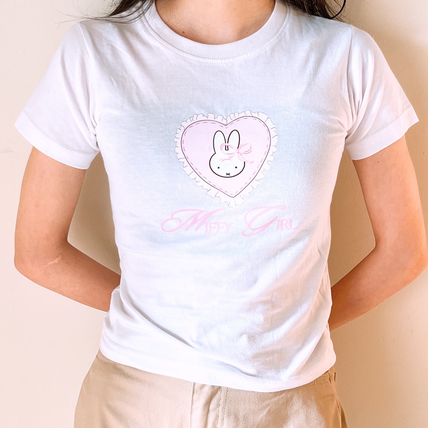 Miffy Girl Coquette Baby tee