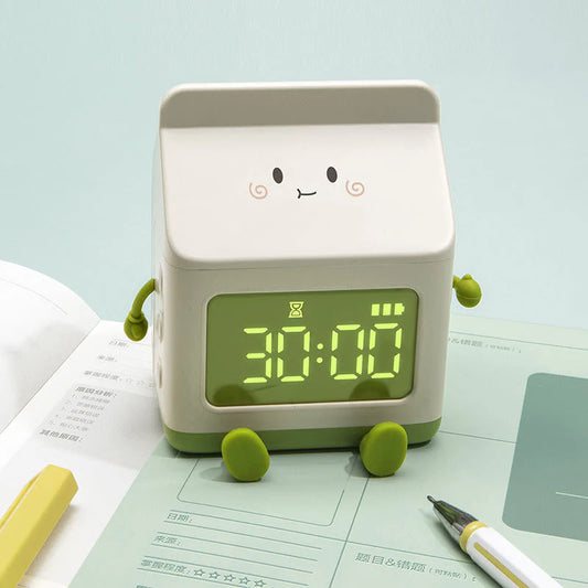 Milk Carton Digital Alarm Clock