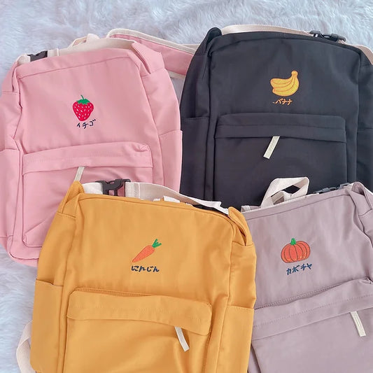 Kawaii fruit backpack