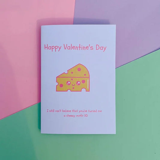 Cheesy mofo Valentine's Greeting card