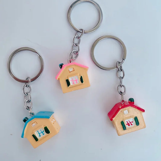 Tiny Cottage Keychain