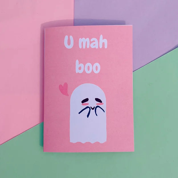 U mah boo Greeting Card