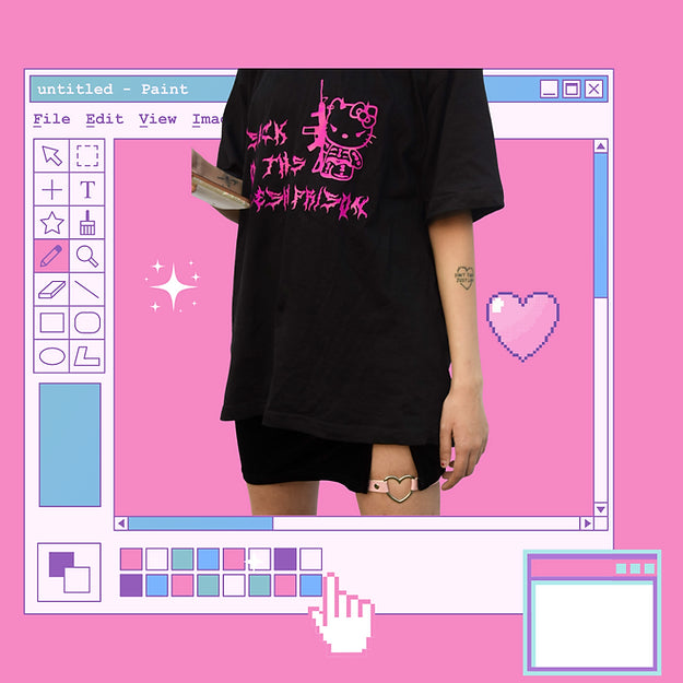 Sick of this Flesh Prison (Black) Oversized/Boyfriend Tshirt