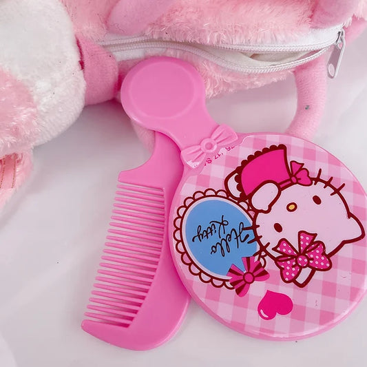 Kawaii Hello Kitty Mirror and Comb