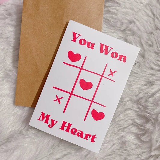 You Won My Heart Greeting Card