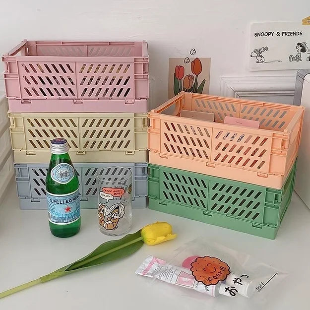 Pastel Foldable Crate