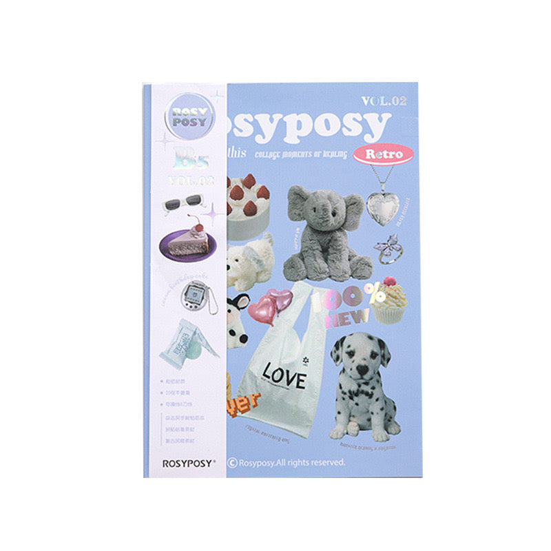 Rosy Posy Sticker Magazine Large