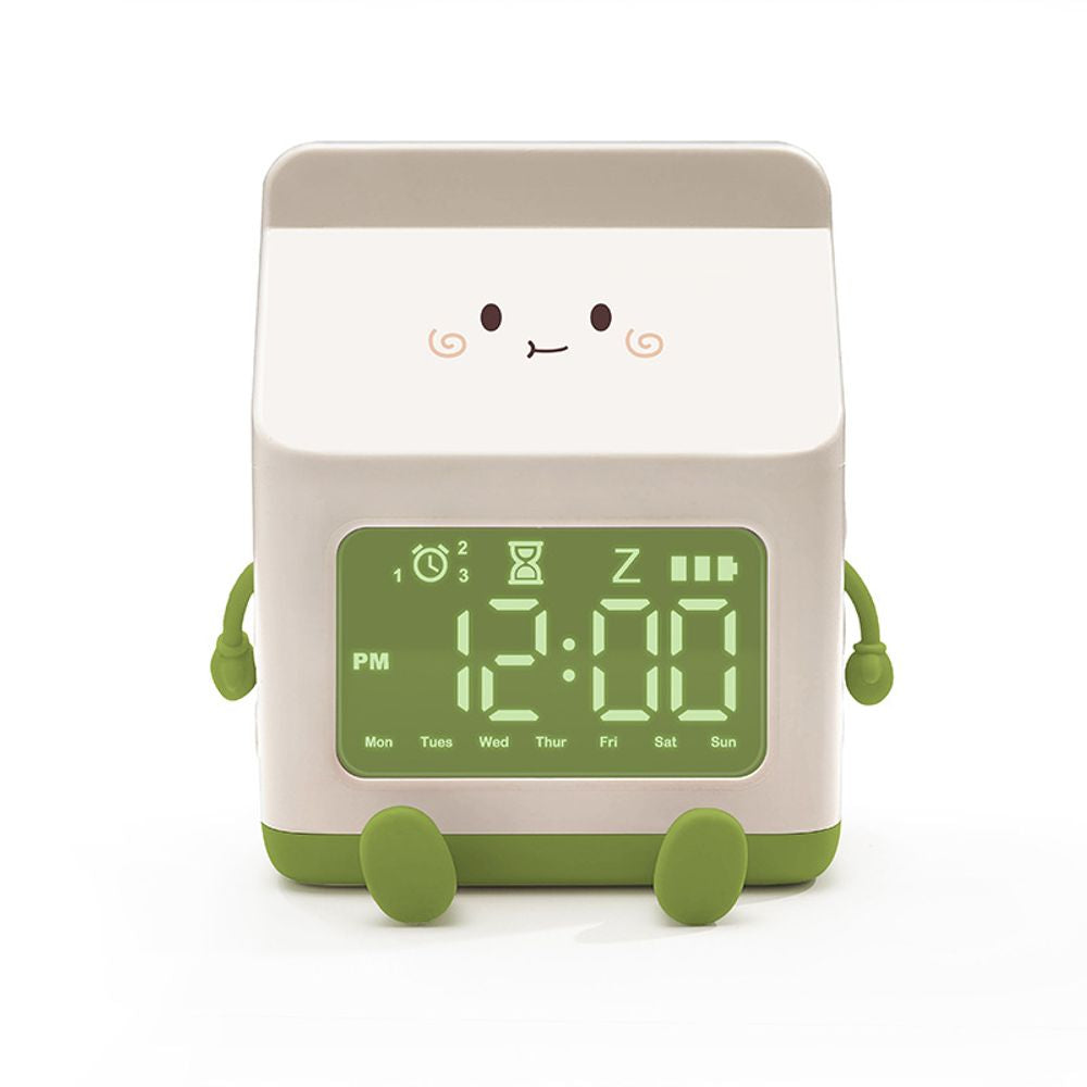 Milk Carton Digital Alarm Clock