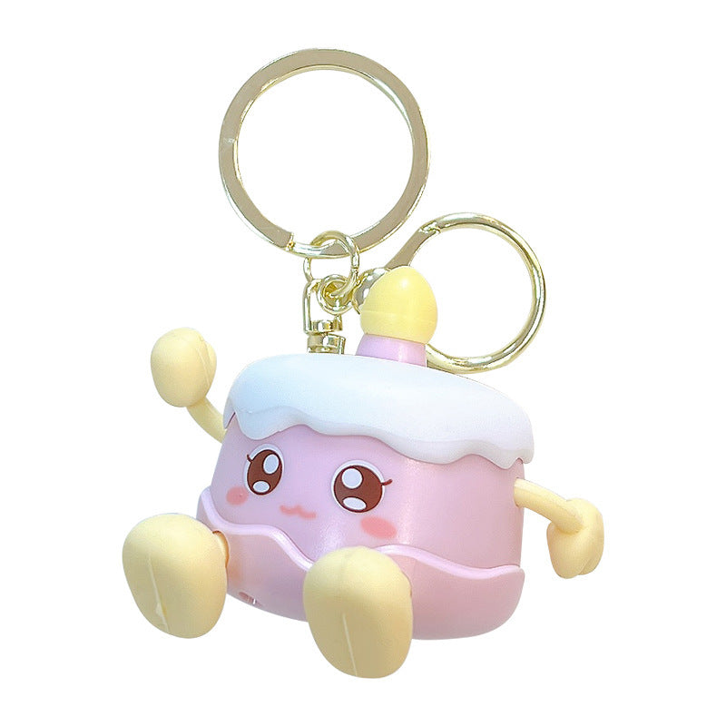 Birthday Singing Cake Lamp Keychain