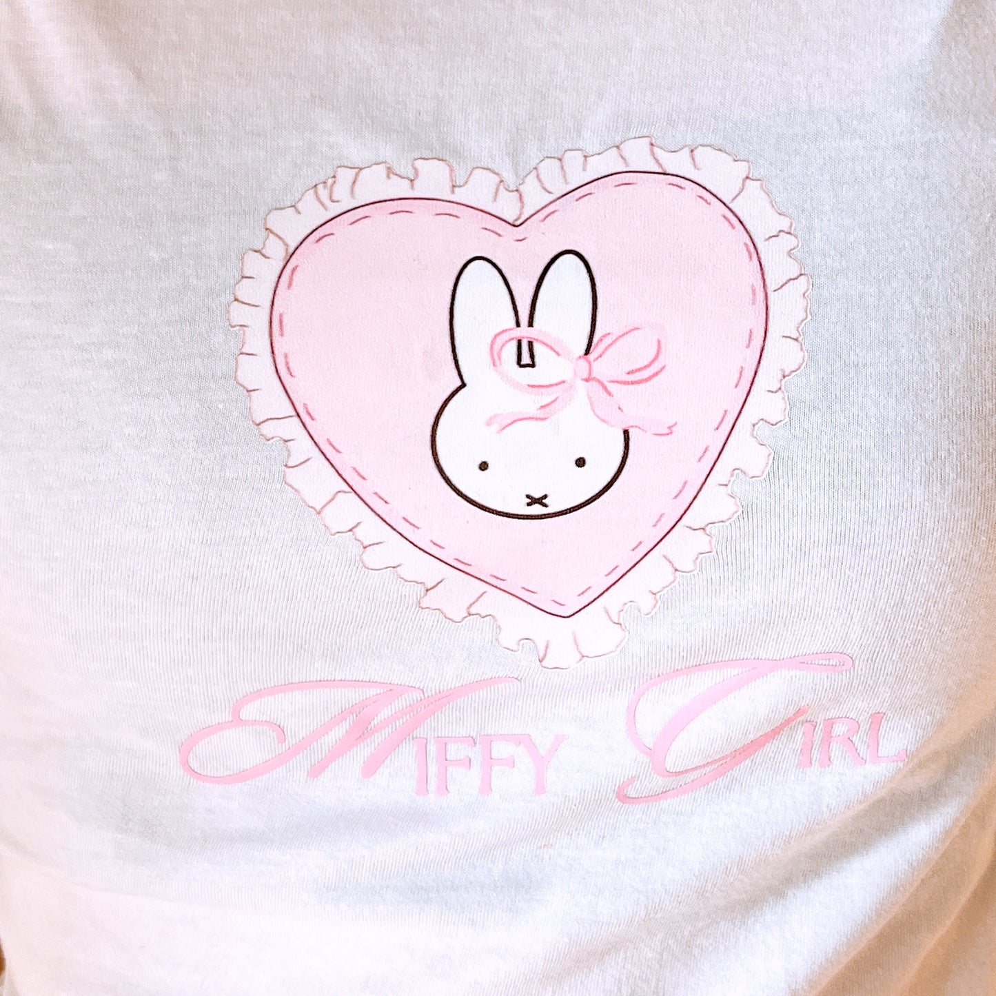 Miffy Girl Coquette Baby tee