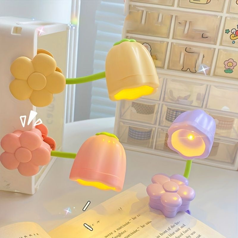 Flower Clip Book Lamp