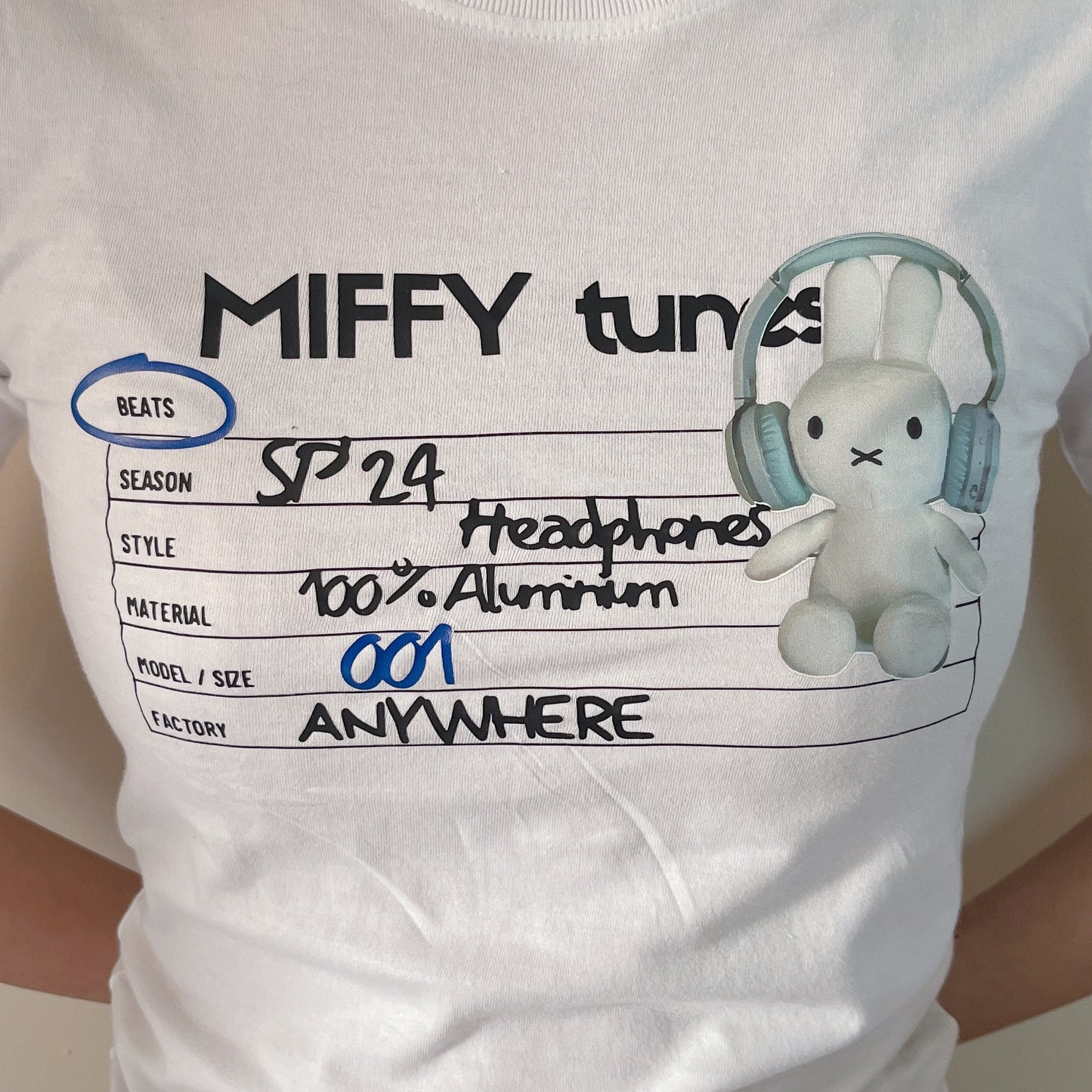 Miffy tunes baby tee