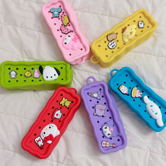 Sanrio Jibbitz with pencil bag