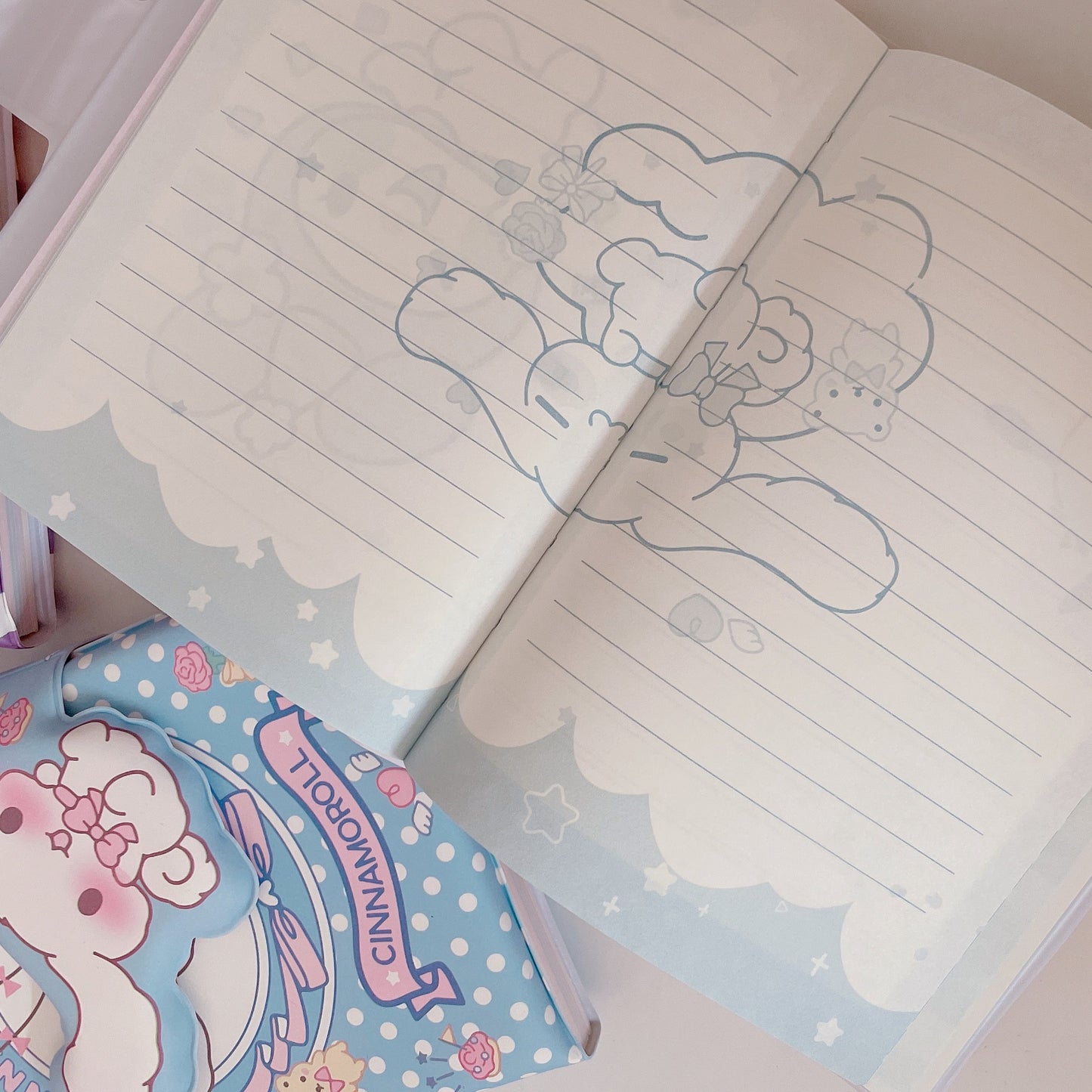 Sanrio Pastel Cafe Squishy Notebook