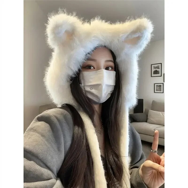 Kawaii Fox/Cat ear premium plush hat