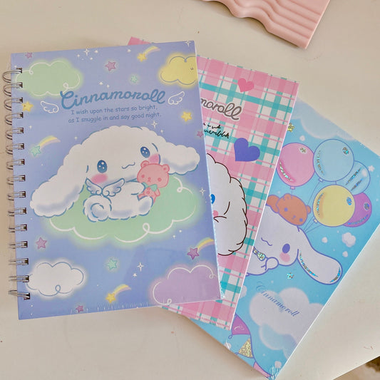 Cinnamoroll Hardcover Notebooks