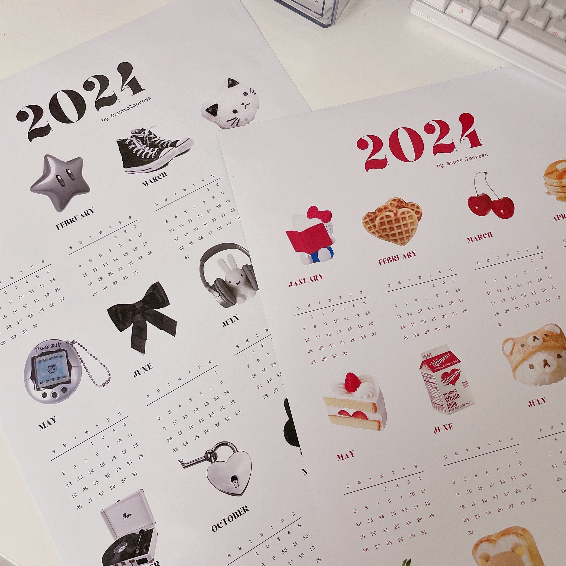 Aesthetic Pinterest 2024 Calendar – Suntala Press