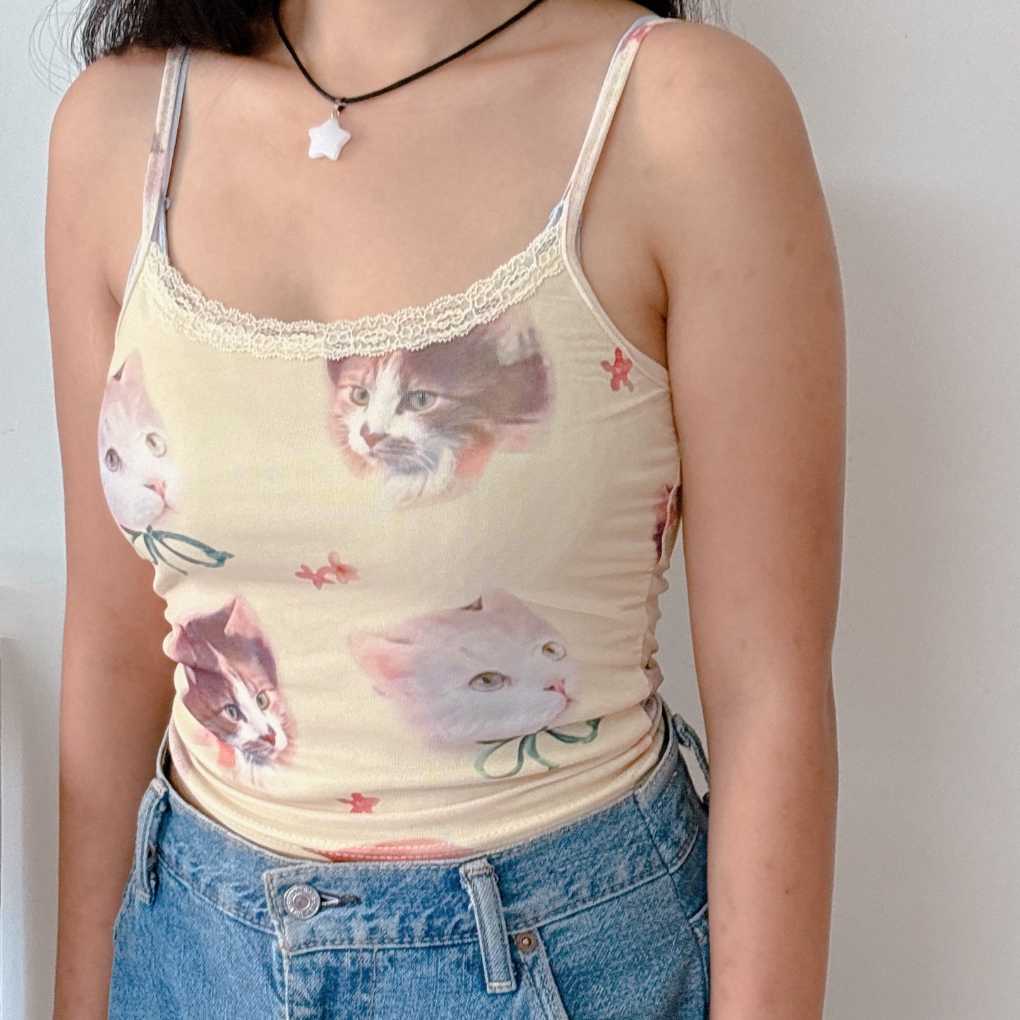 Pinterest Cat Babydoll Top