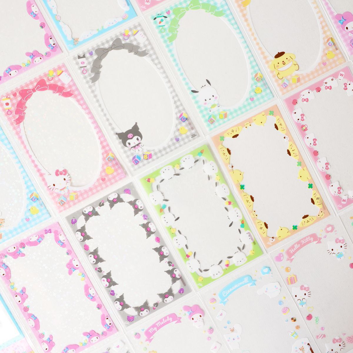 Sanrio glitter photo card sleeve set of 5