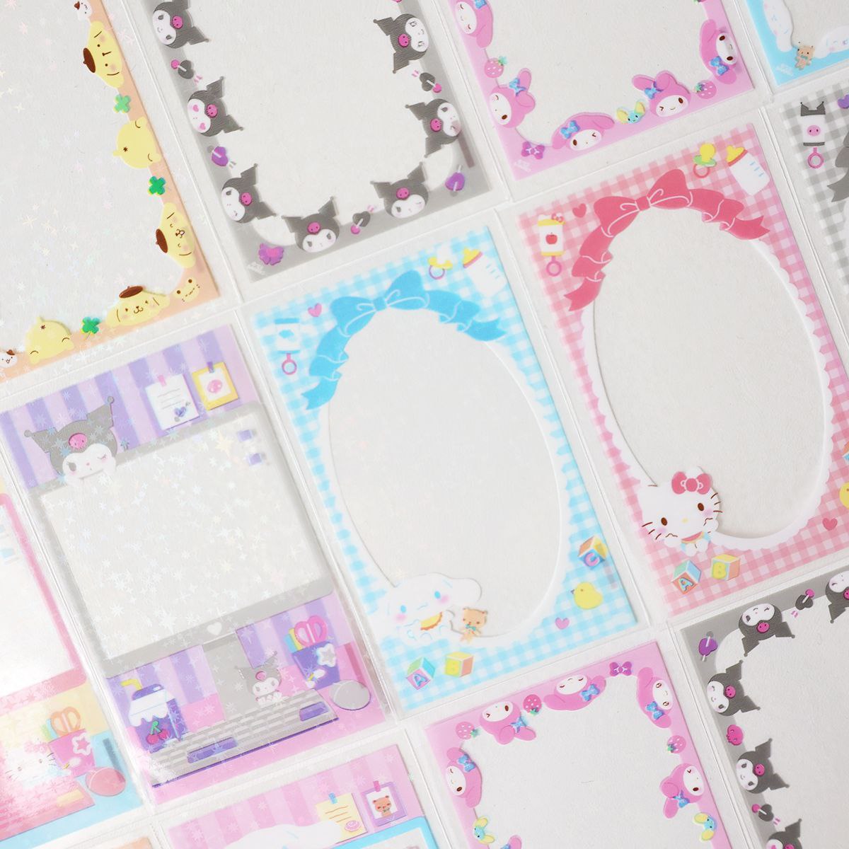 Sanrio glitter photo card sleeve set of 5