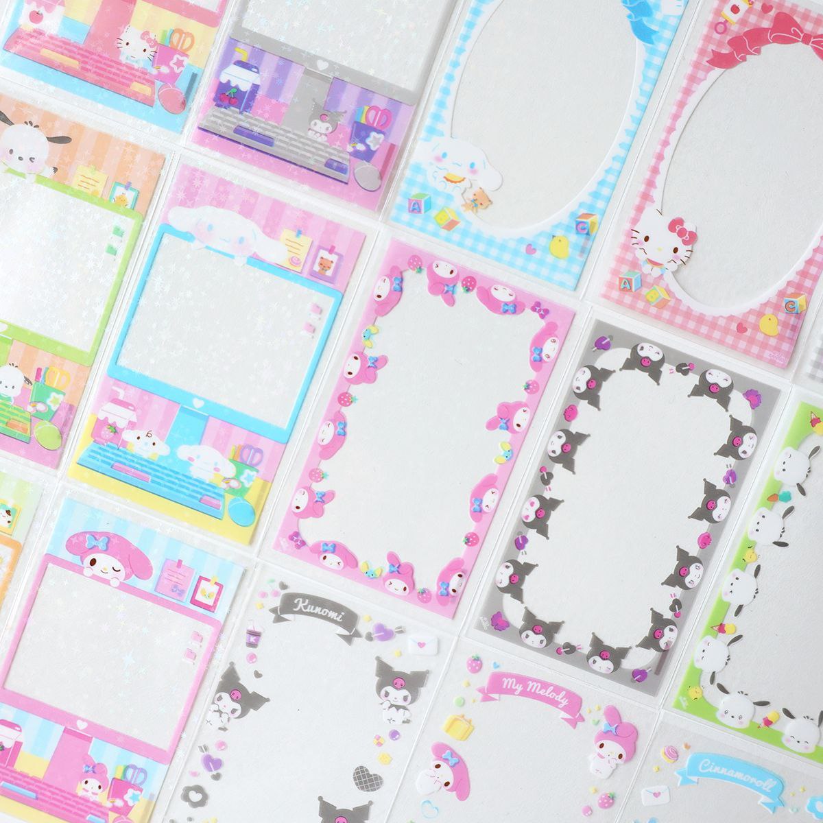 Sanrio glitter photo card sleeve set of 5