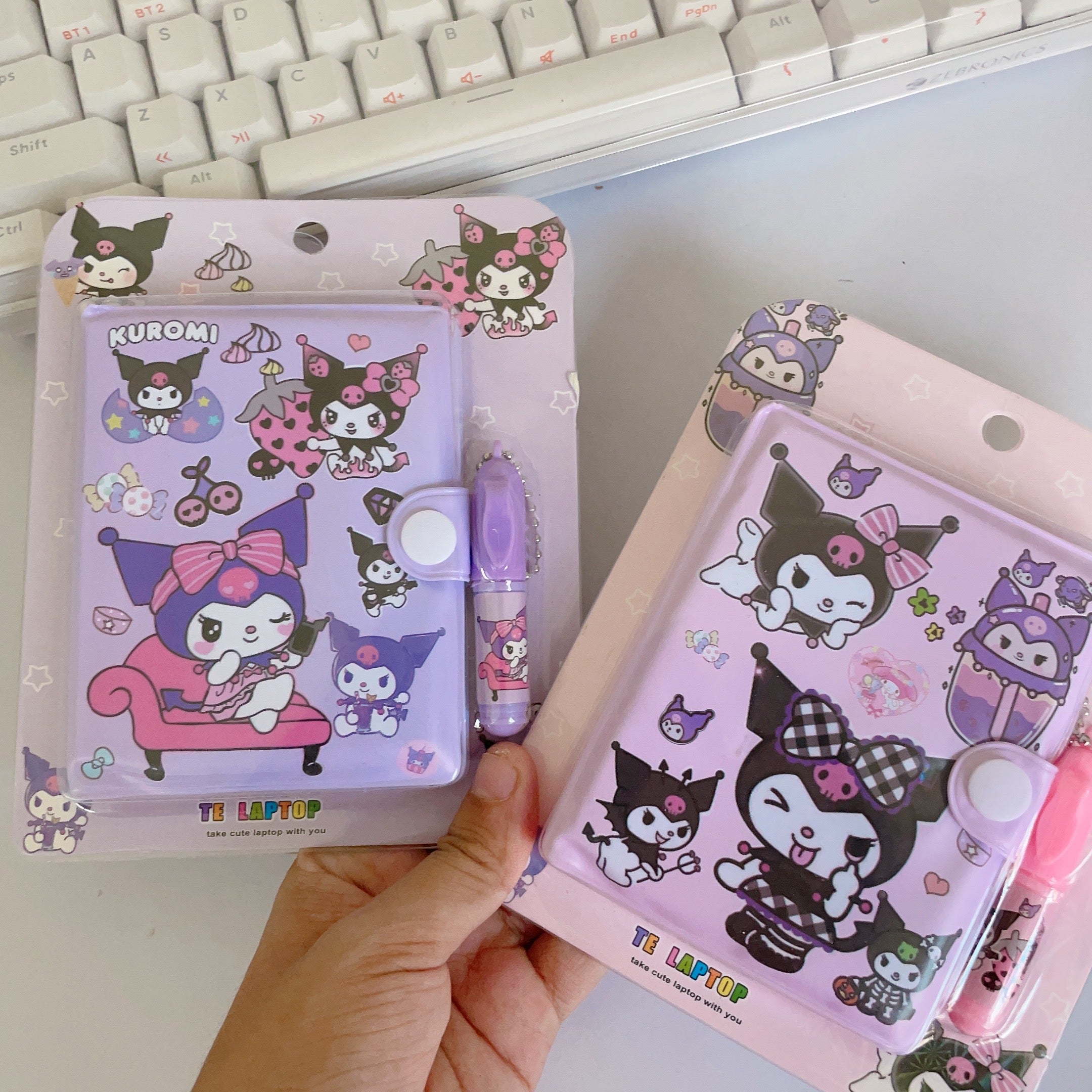 Kuromi mini notebook and pen set – Suntala Press