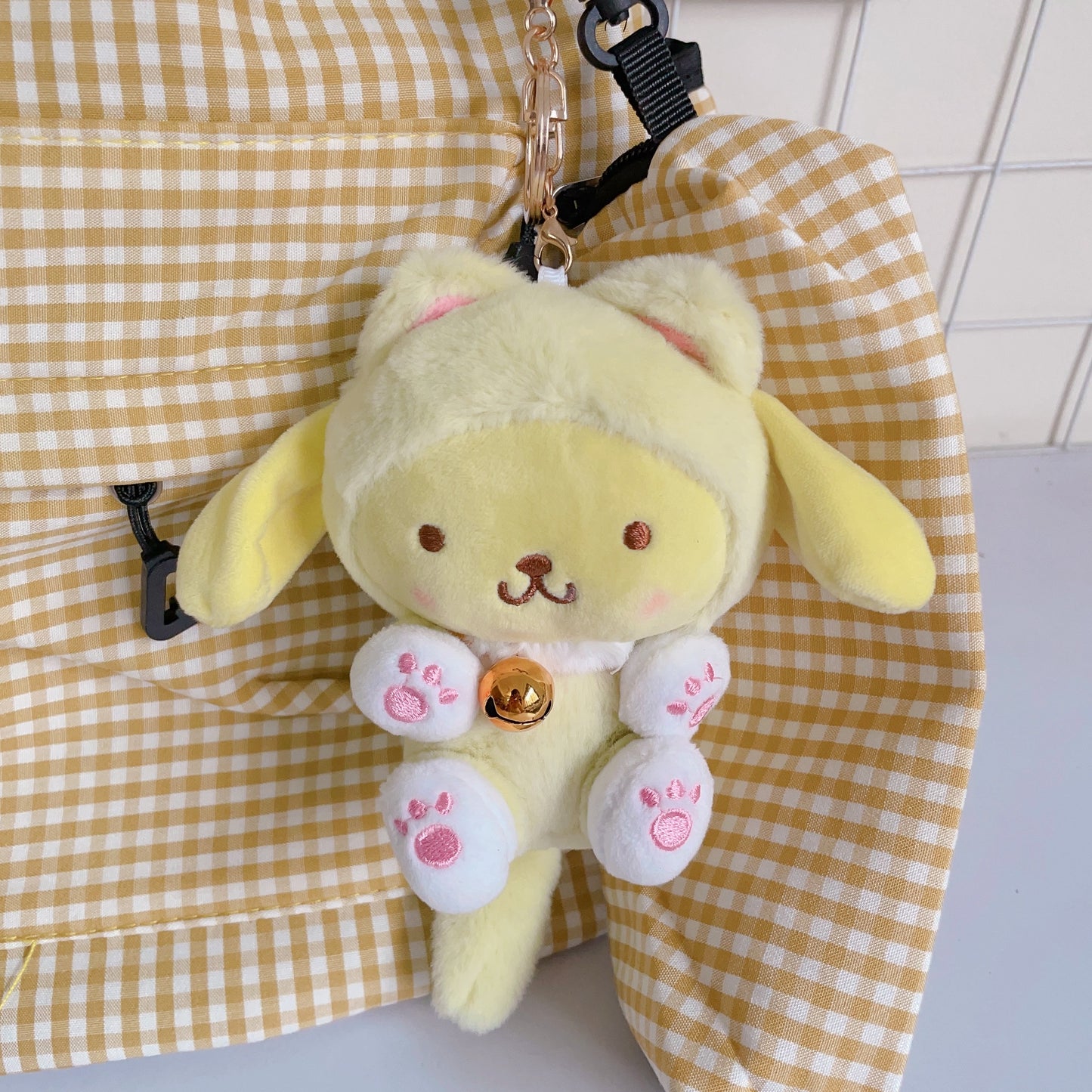 Ghingham Pompompurin Backpack with pencil pouch
