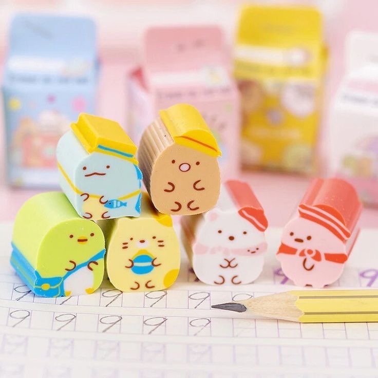 Sumikko Gurashi Milk Carton Eraser