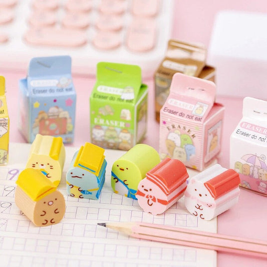 Sumikko Gurashi Milk Carton Eraser