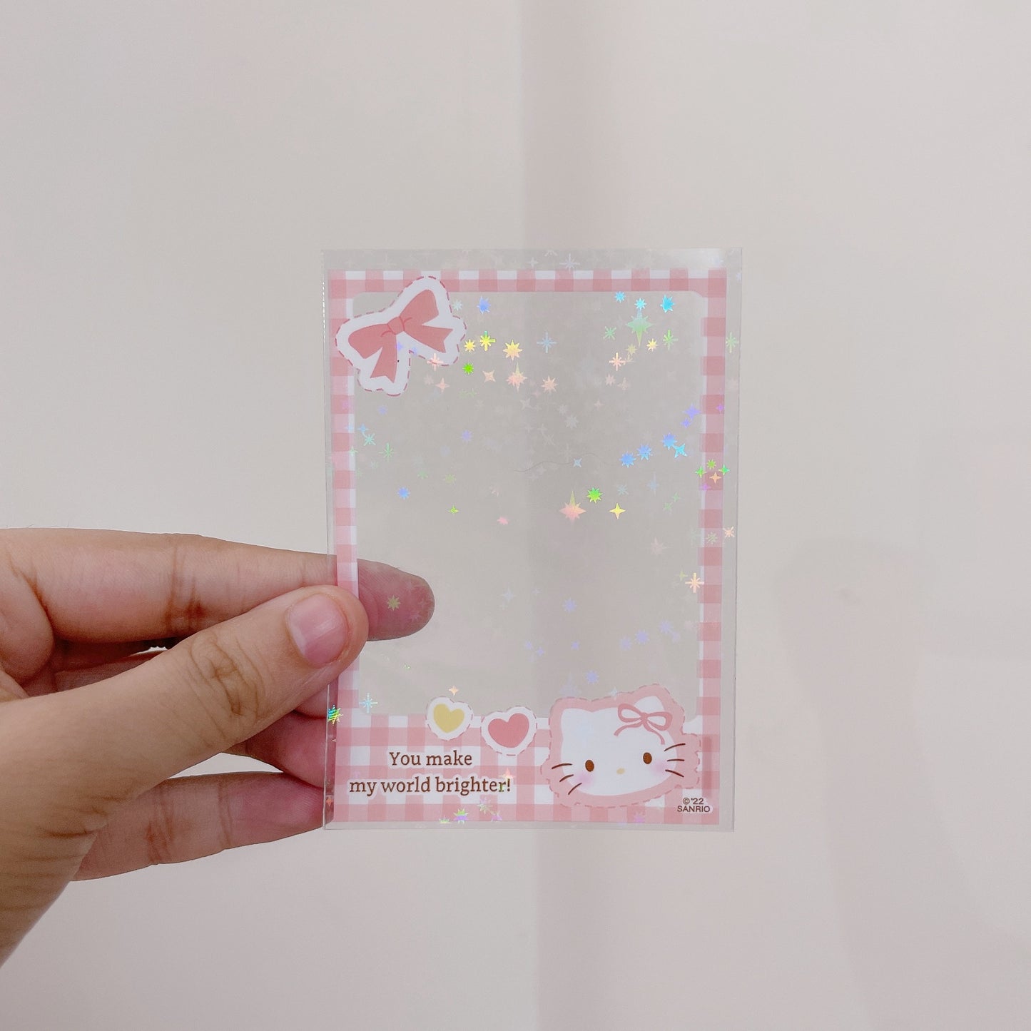 Sanrio glitter photo card sleeve set of 5