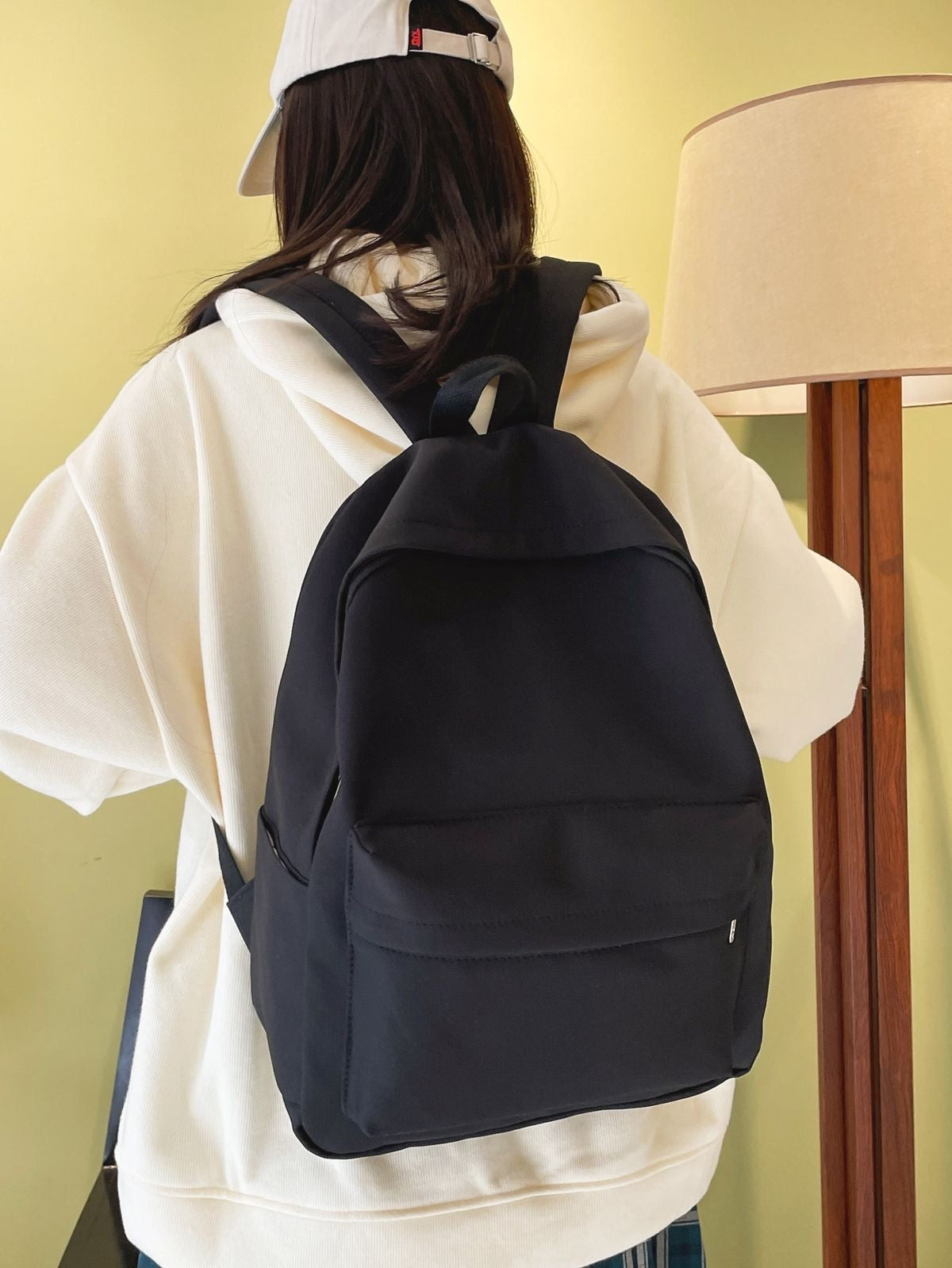 Sweetpea Minimalist Backpack in Black