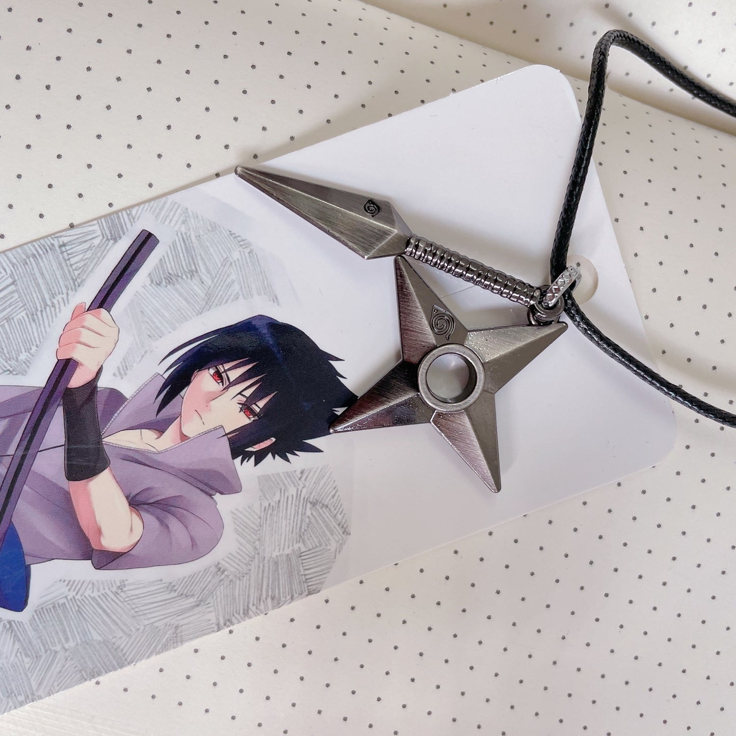 Naruto Black Cord Necklace