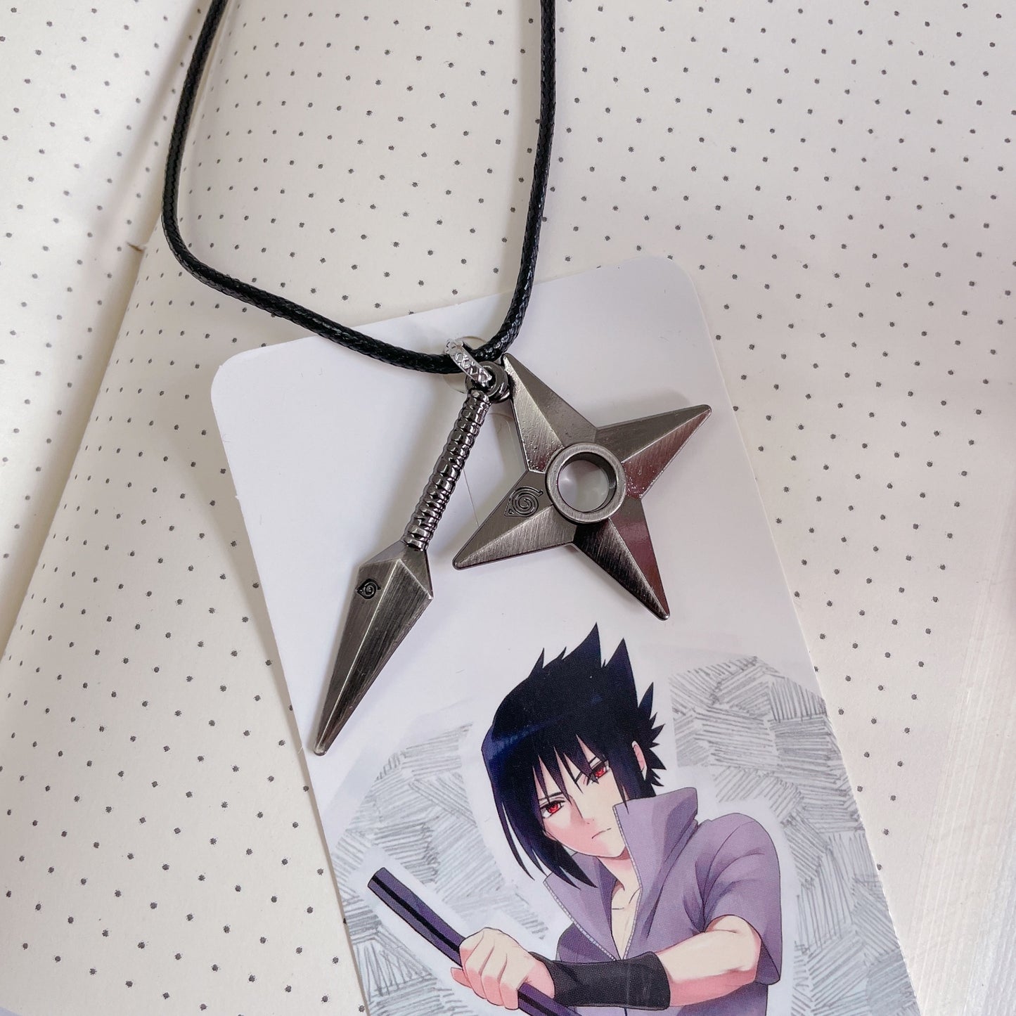 Naruto Black Cord Necklace